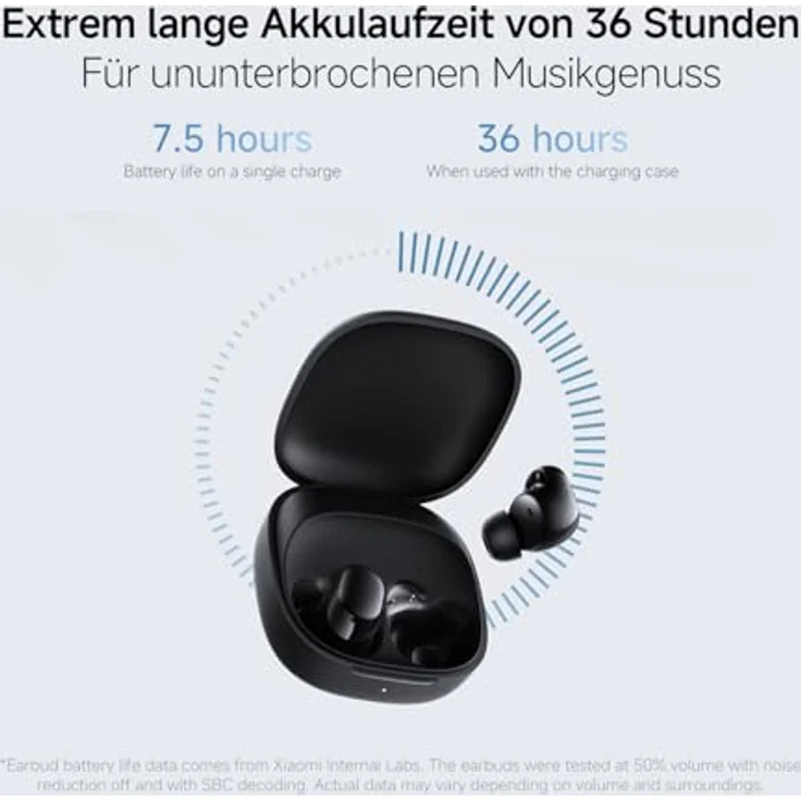 XIAOMI Redmi Buds 6 Play (White) Wireless Earphones with Long Battery Life – Bild 5