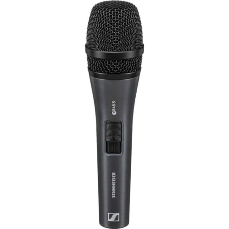 Sennheiser E 845 S, Vocal-Mikrofon mit warmer Tonwiedergabe und Vollmetallkonstruktion