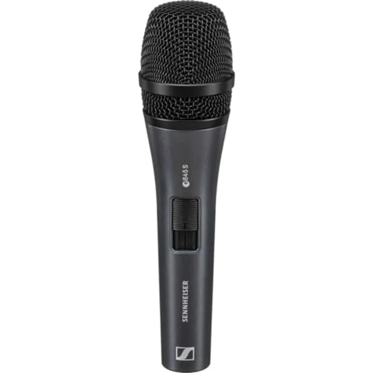 Sennheiser E 845 S, Vocal-Mikrofon mit warmer Tonwiedergabe und Vollmetallkonstruktion – Bild 1