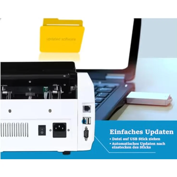 BEITZ BS-9001 Münzzähler & Sortierer für Euro, automatische Geldzählmaschine für Kleingeld, zählt und sortiert nach Münzwert – Bild 9