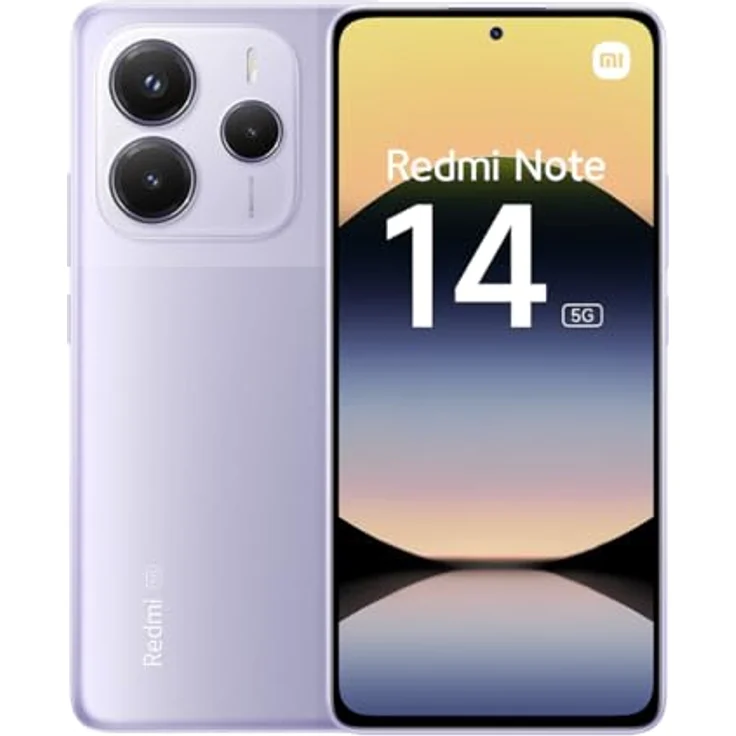Xiaomi Redmi Note 14 5G 256GB, Lavender Purple Smartphone mit 108 MP Kamera – Bild 1