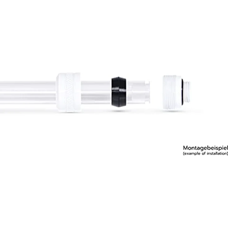 Alphacool 17484 Eiszapfen PRO 16mm HardTube Fitting G1/4 - White Sixpack Wasserkühlung, Nylon Einlagen, hohe Zugfestigkeit – Bild 4