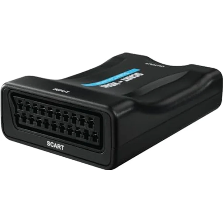 Hama Scart auf HDMI Konverter, Full HD Wandler für analoge Video- und Tonsignale, 1080p/720p, schwarz – Bild 3