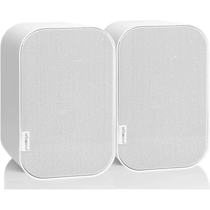 Artsound UNI40, Set aus 2 passiven Lautsprechern, 2-Wege HiFi-Lautsprecher, 20-100 Watt, mit Wandhalterung, weiß
