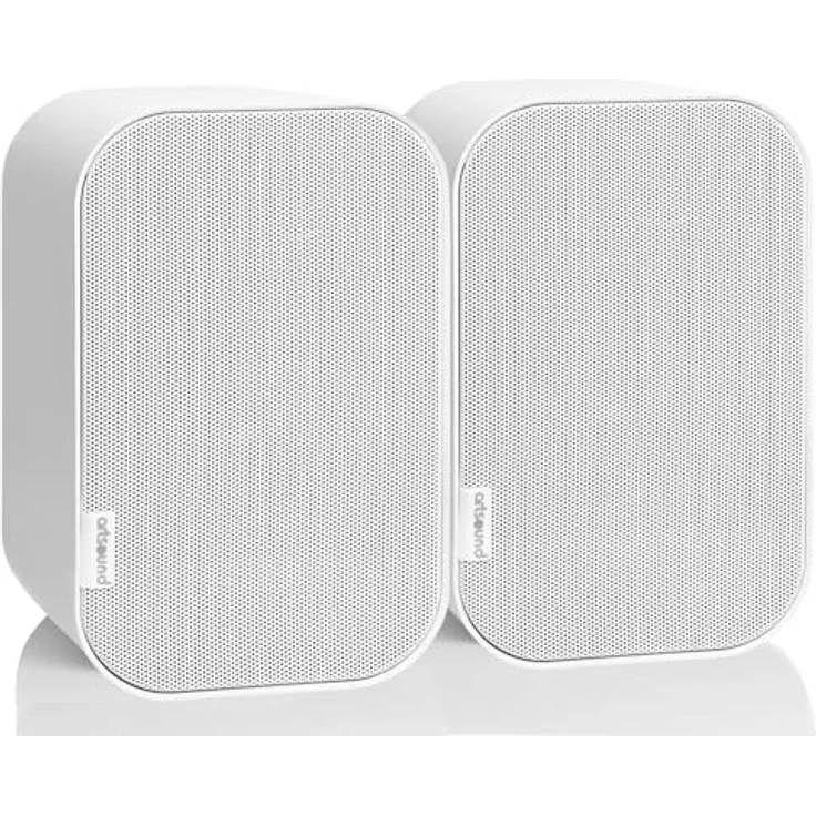Artsound UNI40, Set aus 2 passiven Lautsprechern, 2-Wege HiFi-Lautsprecher, 20-100 Watt, mit Wandhalterung, weiß – Bild 1