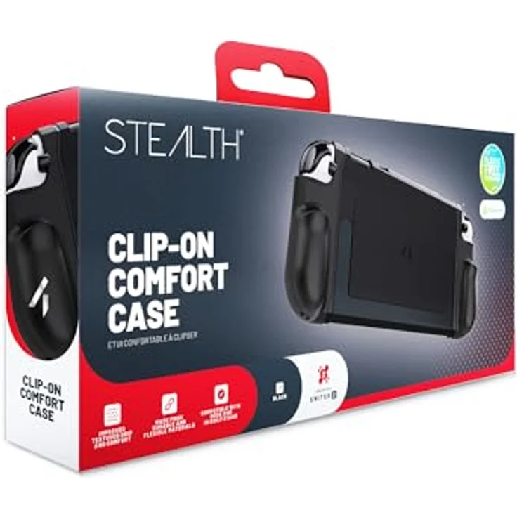 STEALTH Gaming S2-CCC, Stoßfänger für Nintendo Switch 2, schwarz, schlagfest – Bild 1