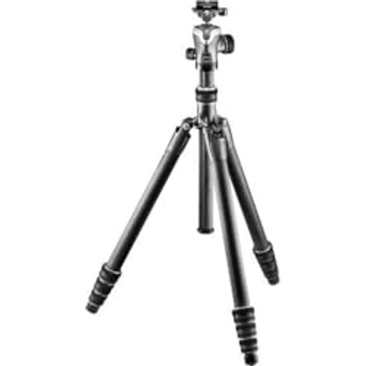 Gitzo GK2545T-82QD Traveler Stativ-Kit mit Profi-Kugelkopf (kompakt, faltbar und leicht, kurze Säule für Aufnahmen auf Bodenhöhe inklusive Serie 2 - 4 Segmente) carbon – Bild 2