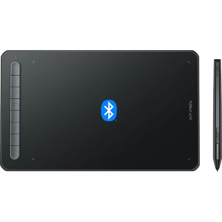 XP-Pen Deco MW 8"x5" Grafiktablett Bluetooth Stifttablett mit 8 Schnelltasten, Ideal für Home-Office, X3 Smart-Chip Stift