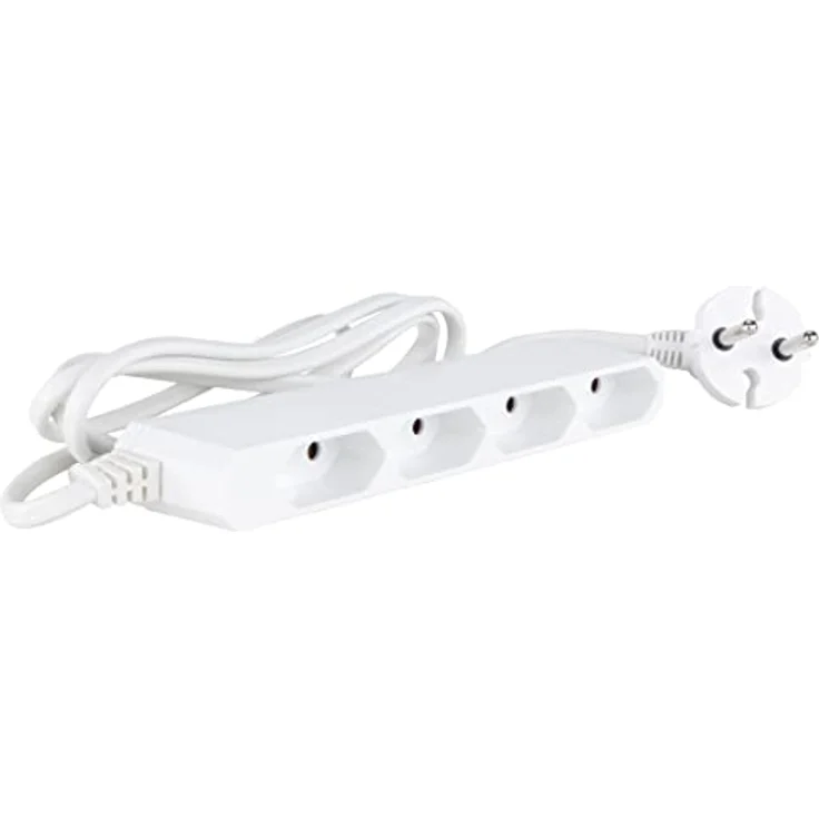 GAO EU4 Eurosteckdosenleiste - Eurosteckerleiste 4-fach Extraflach 1.5 m Kabel – Bild 2