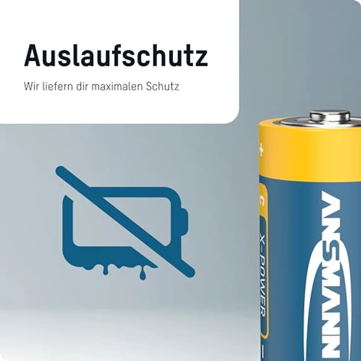 ANSMANN X-Power Alkaline Batterie Baby C LR14 Longlife Alkalibatterie für extrem hohen Strombedarf (2er Pack) – Bild 6