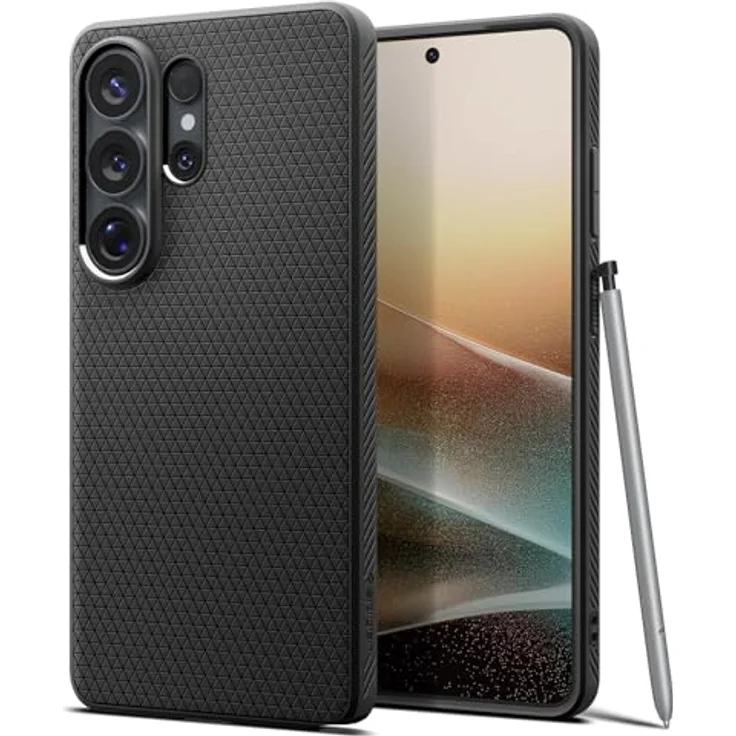 Spigen Liquid Air Hülle für Samsung Galaxy S26 Ultra, stoßdämpfender TPU-Schutz, Anti-Rutsch Design – Schwarz – Bild 1
