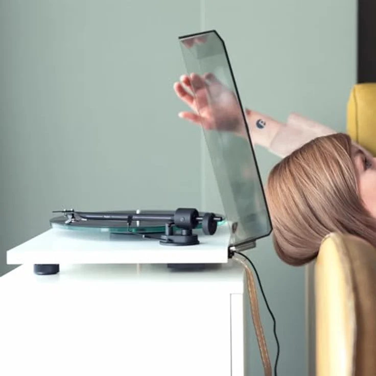 Pro-Ject Audio Systems T1 Evo Phono Plattenspieler mit integriertem Vorverstärker (weiß) – Bild 2