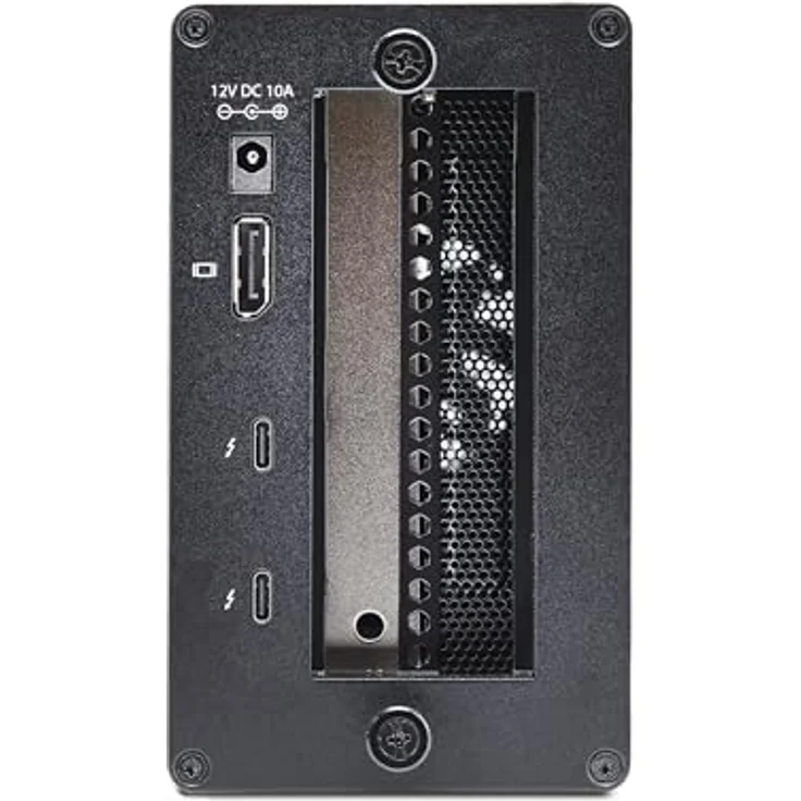 StarTech.com Thunderbolt 3 PCIe Erweiterungsgehäuse, Externes Gehäuse mit zwei PCI Express Steckplätzen, PCIe Box für Laptops/Desktops/All-In-Ones, 8K/4K Ausgang über TB3/DP 1.4 (2TBT3-PCIE-ENCLOSURE) – Bild 3