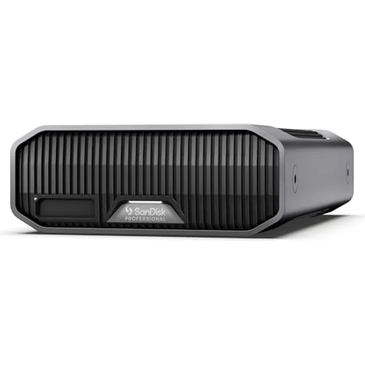 SanDisk Professional G-DRIVE PROJECT- G-DRIVE PRO EMEA (24 TB), Externe Festplatte, Grau, Silber
