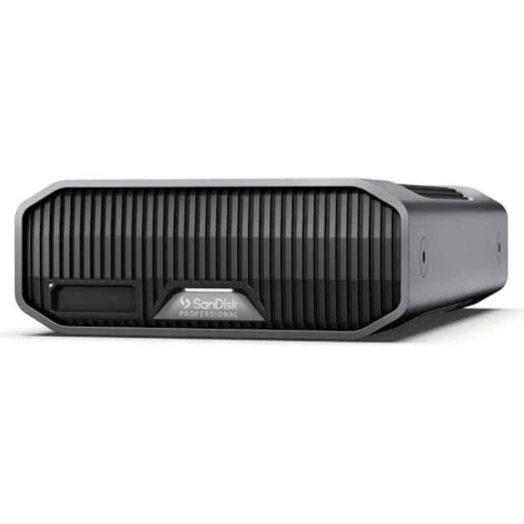 SanDisk Professional G-DRIVE PROJECT- G-DRIVE PRO EMEA (24 TB), Externe Festplatte, Grau, Silber – Bild 1