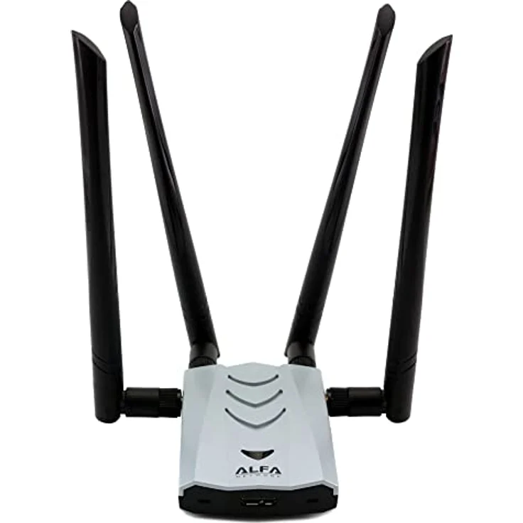 ALFA Network AWUS1900, 802.11ac AC1900 Ultra-Speed USB Adapter mit 4 Antennen, Dualband 2.4GHz/5GHz, USB 3.0 – Bild 2