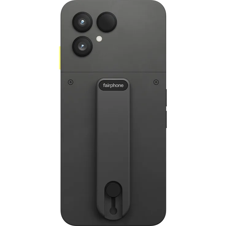 Fairphone Finger Loop für Fairphone (Gen. 6), modulare Smartphone Hülle mit wechselbarer Fingerschlaufe, schwarz