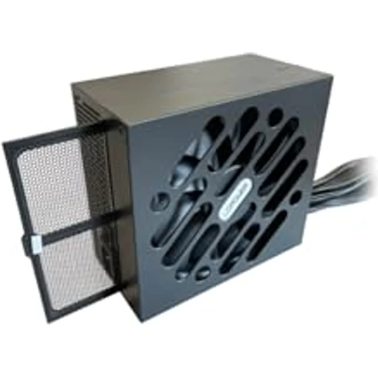 LC-Power LC400SI V2.31 PC-Netzteil, 400 W, 80 PLUS Standard, ATX V2.31, schwarze Flachbandkabel, 140-mm-Lüfter – Bild 2