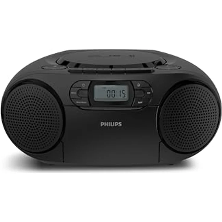 Philips Tragbare CD-Soundmaschine TAZ2200, DAB+/UKW-Radio, Bluetooth 6.0, USB-Wiedergabe, Dynamische Bassverstärkung, Stereolautsprecher, Netz-/Batterieversorgung – Bild 2
