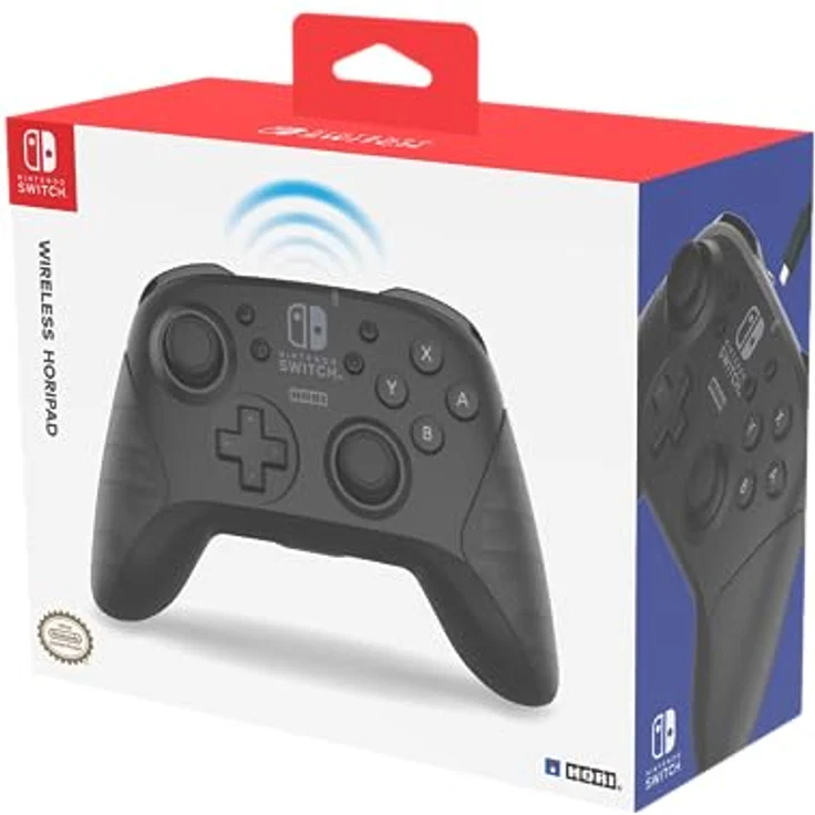 HORI Switch Wireless Horipad, Gaming Controller mit kabelloser Verbindung, Schwarz – Bild 4