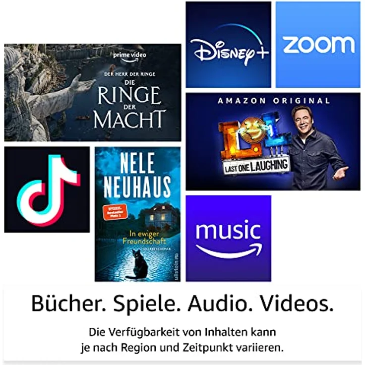 Fire HD 8-Tablet, 8-Zoll-HD-Display, 64 GB, 30 % schnellerer Prozessor, für Unterhaltung unterwegs (2022), schwarz, mit Werbung – Bild 2