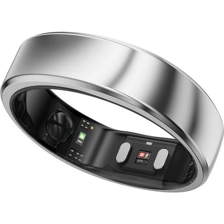 RingConn Gen2 Air, Smarter Fitness-Tracker Ring, Gesundheitsüberwachung, IP68 wasserdicht, silber