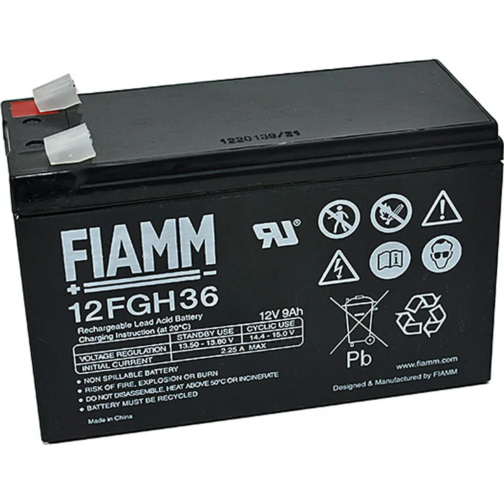 Fiamm 12FGH36 12V 9,0Ah Blei-Vlies Akku / Blei Akku FGH20902 – Bild 1