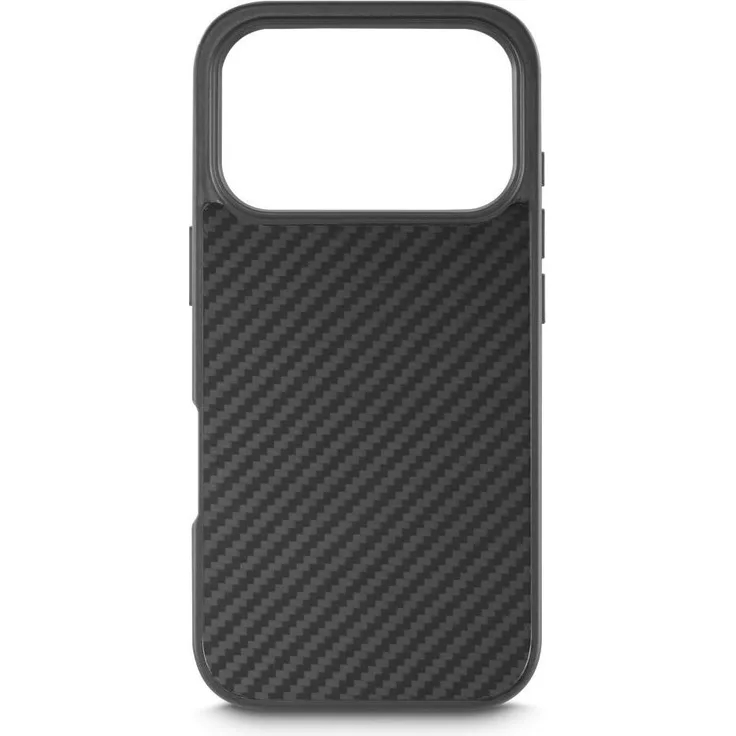 Black Rock Robust Carbon Smartphone Hülle für Apple iPhone 17 Pro Max, Schwarz, stoßfest mit Active-Air-Technology und Anti-Rutsch-Struktur