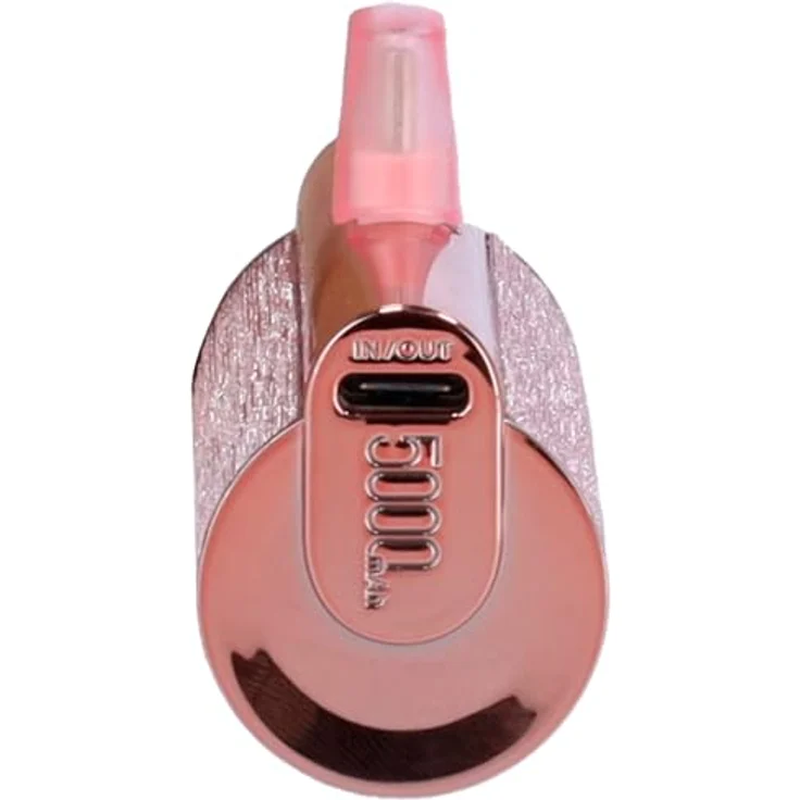 VEGER Tragbares Ladegerät, 5000 mAh, Metallic-Rosa, 20 W Schnellladung, kompatibel mit iPhone 16/15/15 Plus/15 Pro/Galaxy S24/S24 Ultra/S23/S23 Ultra/A54/A34/A14, XIAOMI 14/PR0/13/PRO – Bild 3