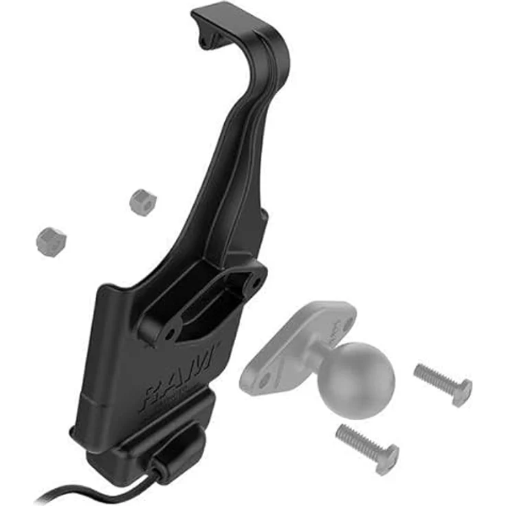 RAM Mounts RAM-HOL-SAM9PU, Smartphone Halterung für Samsung Galaxy XCover Pro mit Ladefunktion, Schwarz – Bild 4