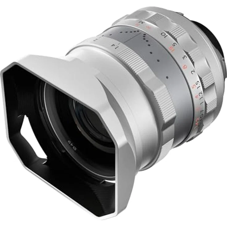 THYPOCH Simera 28mm f1.4, Full-Frame Objektiv für Leica M Mount mit Focus Tab, Type ii, Silber, f1.4 Blendenöffnung, Naheinstellgrenze 0.4 m – Bild 5