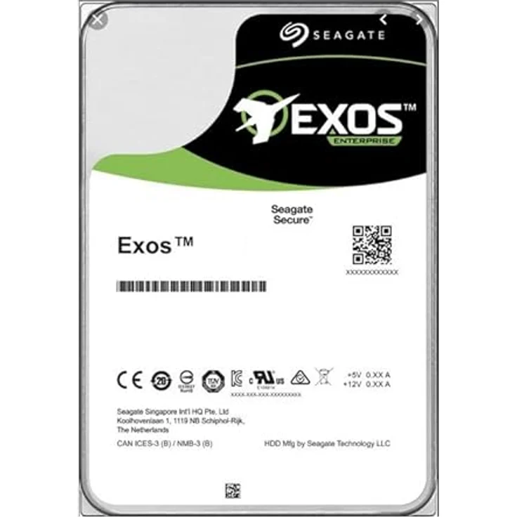 Seagate Exos X16 ST16000NM002G - Festplatte - 16 TB - intern - SAS 12Gb/s - 7200 rpm - Puffer: 256 MB (ST16000NM002G) – Bild 2