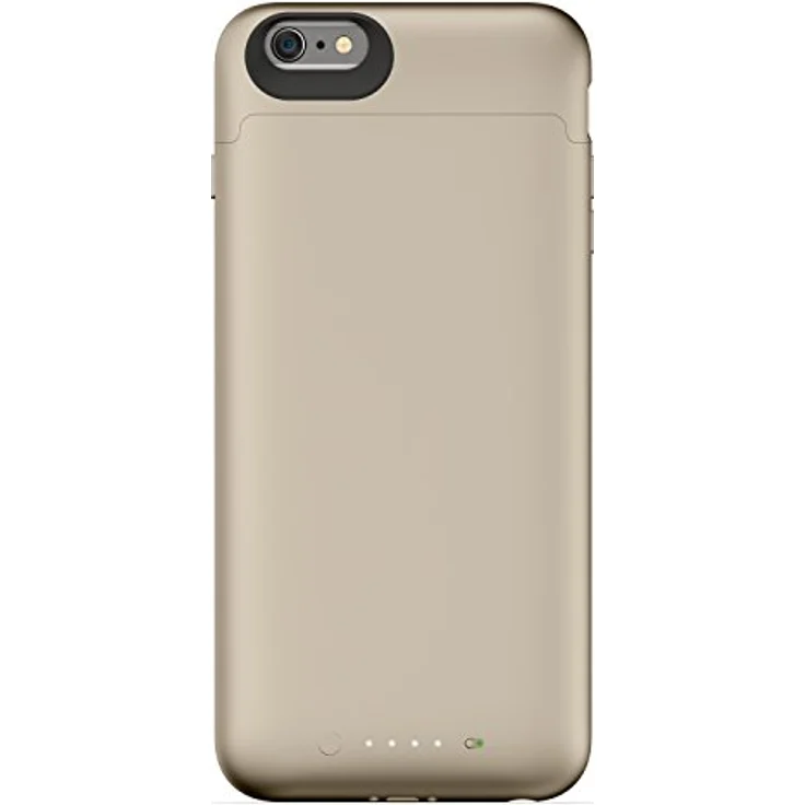 Mophie Juice Pack Rechargeable External Battery Case (2,600mAh) für Apple iPhone 6 Plus, Gold, verlängert Nutzungsdauer, mit LED-Anzeigen – Bild 4