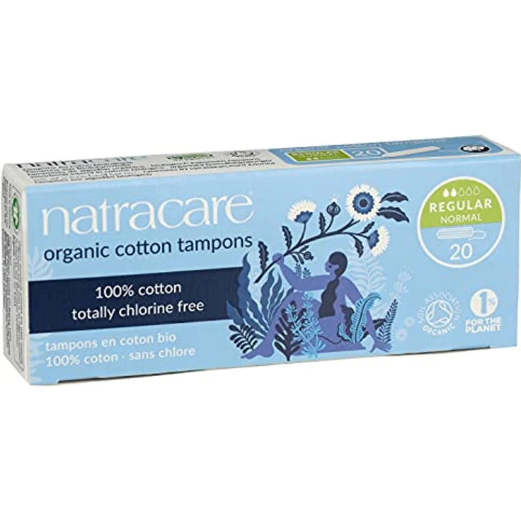 Natracare Organic Non Applicator Tampons Regular 20 Per Pack - 100% Bio-Baumwolle, chlorfrei, biologisch abbaubar - Preisvergleich – Bild 3