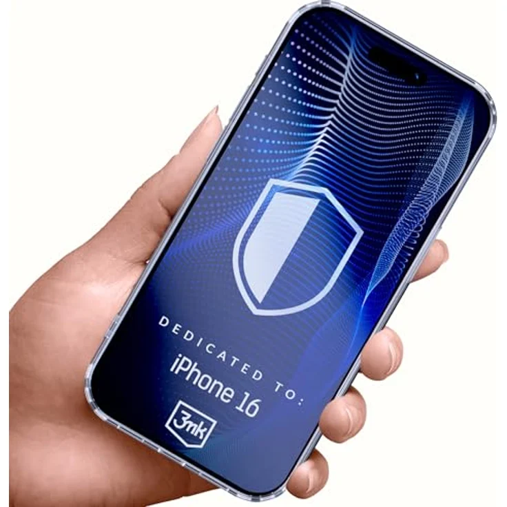 3MK FlexibleGlass Pro, Displayschutzfolie für Apple iPhone 16, kratzresistent und schlagfest, 0,3 mm dick – Bild 3
