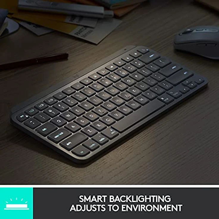 Logitech MX Keys Mini Minimalist Wireless Illuminated Keyboard (920-010500) Englisch QWERTY – Bild 4