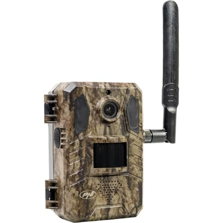 PNI Hunting 751 PRO Camouflage Videoüberwachungskamera, 16 MP, 4G LTE, GPS, Nachtsicht, IP66 wasserdicht, mit Batterie und Solarpanel – Bild 4
