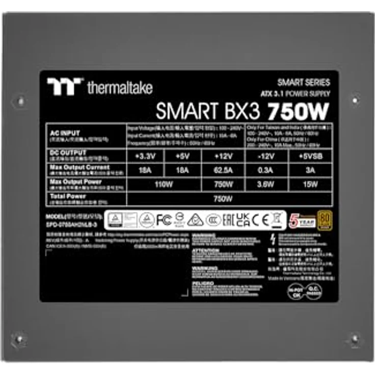 Thermaltake Smart BX3 750W | 80Plus Bronze | Nicht-Moduar – Bild 4