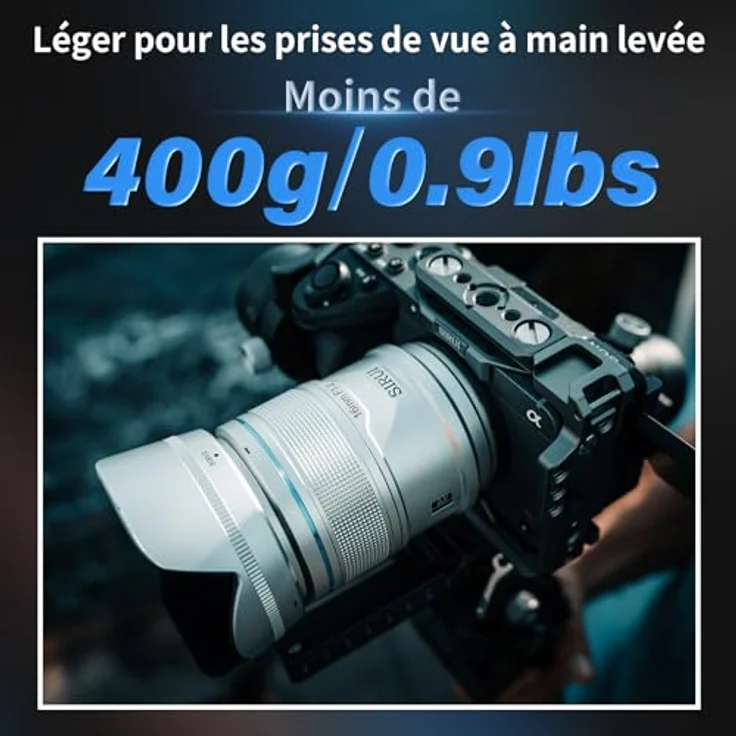 SIRUI Sniper 16mm Autofokus Objektiv, F1.2 Weitwinkel APS-C E-Mount für A6400, A6700, ZV-E10, FX3/30, Silber – Bild 5