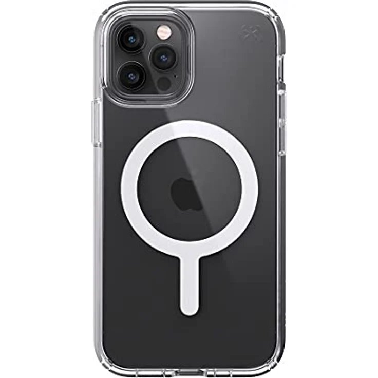 Speck iPhone 12 transparente Hülle – Fallschutz, gebaut für MagSafe, Anti-Vergilbung & Anti-Fade, zweilagiges schlankes Design 6,1 Zoll - Perfect, Transparent – Bild 2