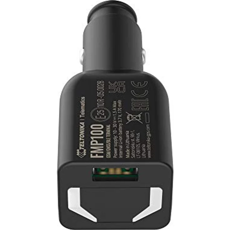 Teltonika FMP100, Plug-and-Track Echtzeit-Tracking-Terminal mit GNSS/GSM, schwarz, integrierter Bewegungssensor und Bluetooth 4.0 – Bild 2