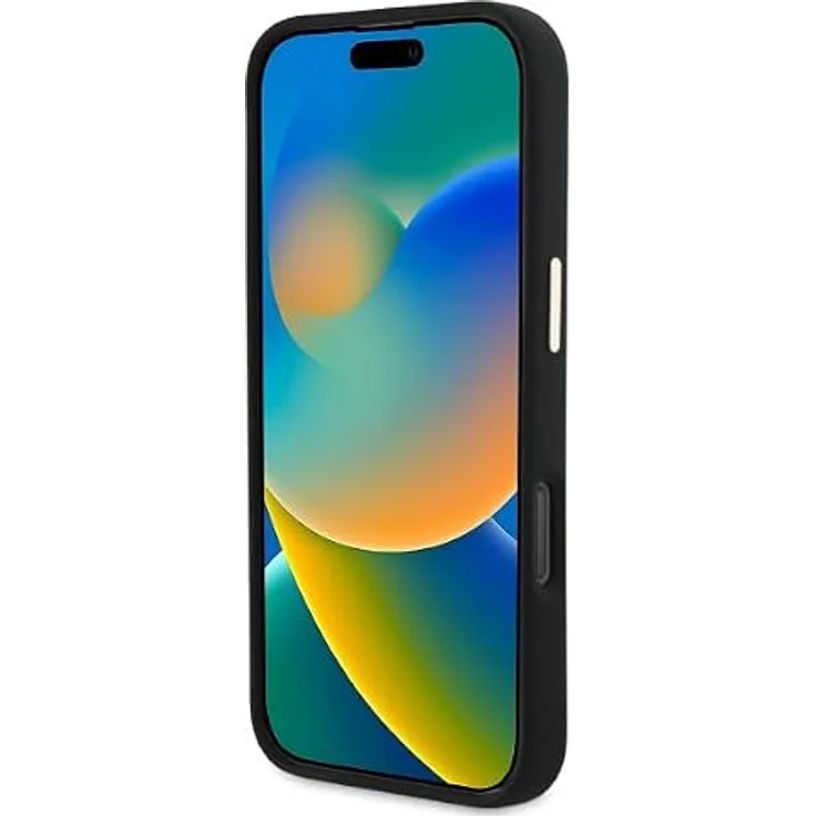 CG MOBILE Guess GUHCP16XSMBSLK Hülle für iPhone 16 Pro Max 6.9", Schwarz, Hartschalenkoffer aus TPU/PC/Silikon mit Metal-Logo und Rahmen – Bild 5