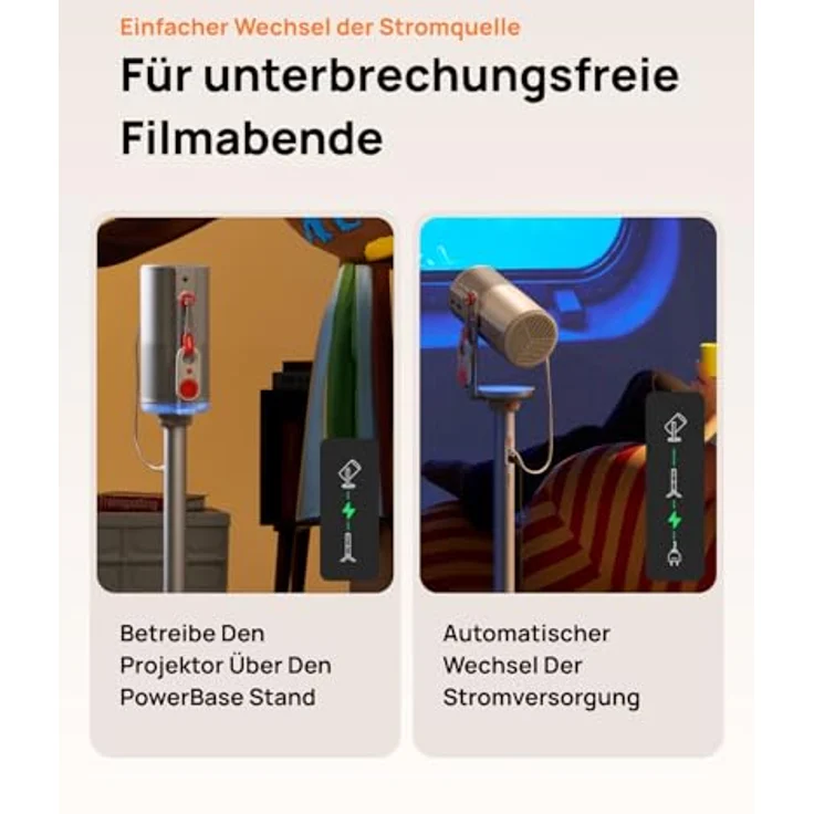 XGIMI PowerBase Halterung für MoGo 4-Series, Beamer Halterung mit stabiler Konstruktion – Bild 4