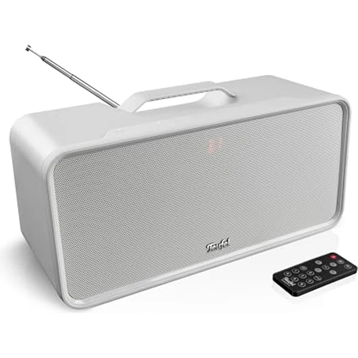 Teufel BOOMSTER 4 Stereo-Bluetooth-DAB+/FM-Soundsystem In- and Outdoor-Speaker bis zu 23 Stunden Akku Grey – Bild 2