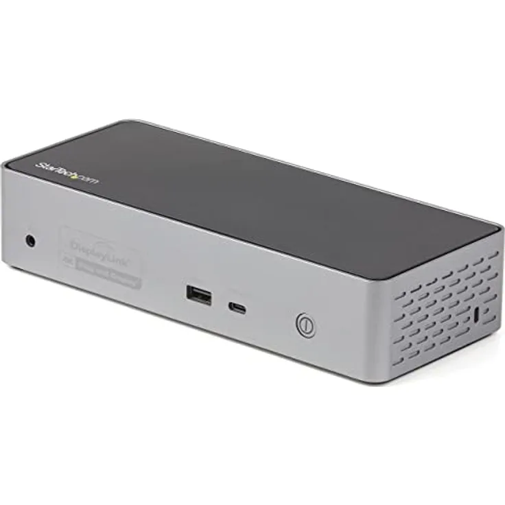 StarTech.com USB C Dockingstation für 4 monitore - 4K 60Hz Hybrid Dock DisplayPort 1.4 & HDMI 2.0 - Universal USB-C/Thunderbolt Laptop Dock mit 100W PD - USB Hub mit 1x USB-C & 3x USB-A (DK31C4DPPDUE)
