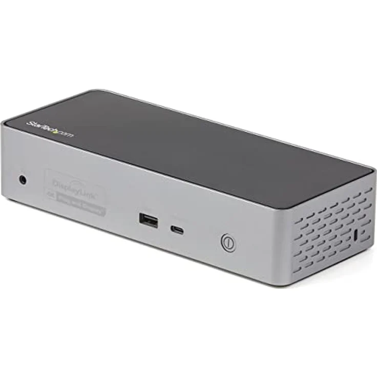StarTech.com USB C Dockingstation für 4 monitore - 4K 60Hz Hybrid Dock DisplayPort 1.4 & HDMI 2.0 - Universal USB-C/Thunderbolt Laptop Dock mit 100W PD - USB Hub mit 1x USB-C & 3x USB-A (DK31C4DPPDUE) – Bild 1