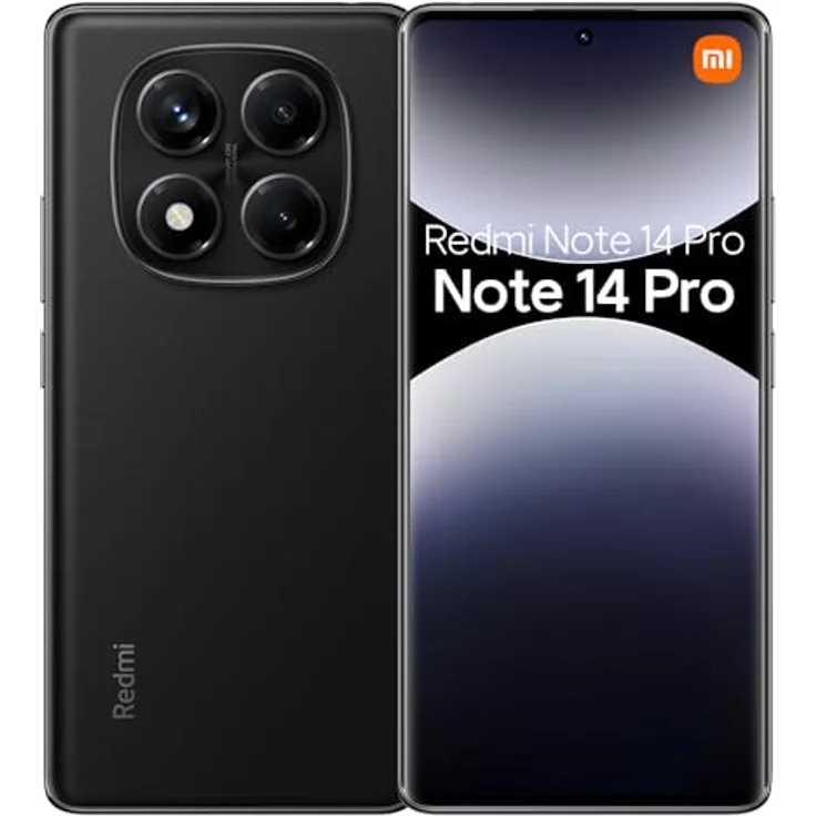 XIAOMI Redmi Note 14 Pro 4G 12GB/512GB Midnight Black Dual-SIM Smartphone – Bild 2