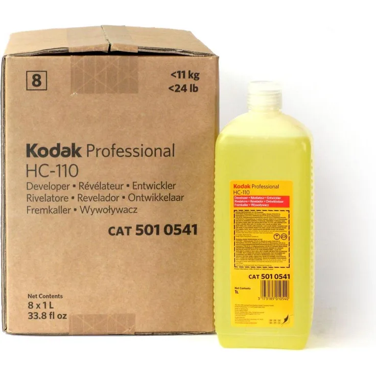 Kodak HC-110, Hochkonzentrierter Flüssigentwickler für Schwarzweiss-Filme, 16 Liter, wirtschaftlich und langanhaltend