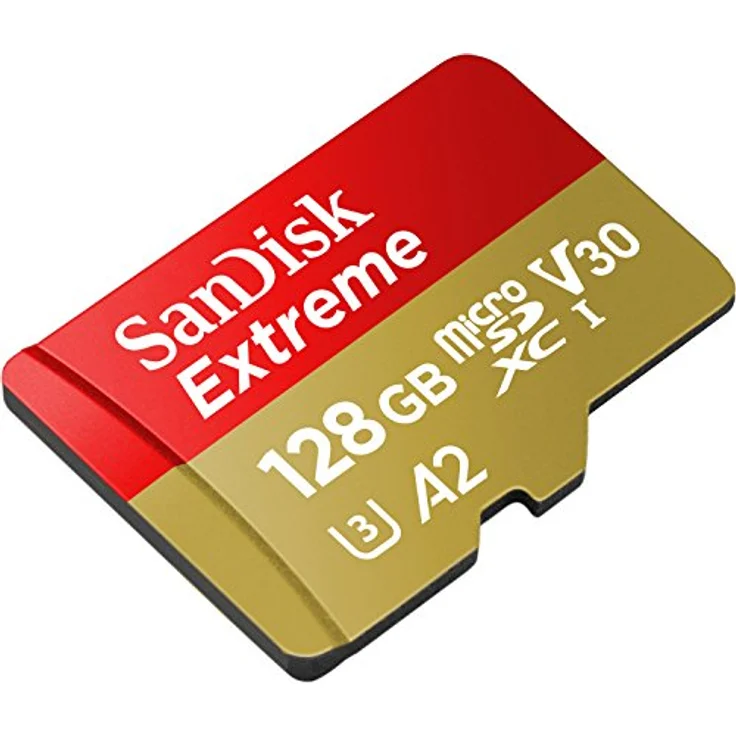 SanDisk Extreme microSDXC UHS-I Speicherkarte 128 GB für Actioncams und Drohnen + Adapter + RescuePRO Deluxe (bis zu 190 MB/s, A2, Class 10, U3, V30) – Bild 2
