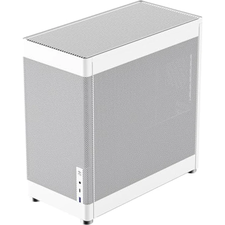 CoolBox Mp1 PC-Tower-Gehäuse, Weiß, ATX Semi-Tower mit gehärtetem Glaspaneel und USB 3.2 Gen 2 Anschluss – Bild 4